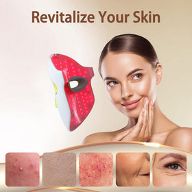 Kelyoo mask worn during treatment, showing hands-free use and convenience