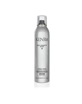 Kenra anti-humidity spray 5 front packaging showing product benefit