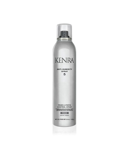 Kenra anti-humidity spray 5 front packaging showing product benefit
