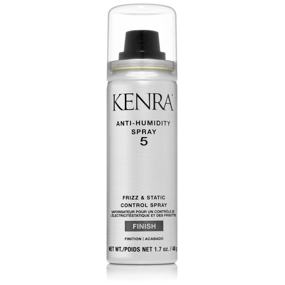 Kenra Anti-Humidity Spray front packaging shows product and benefit of humidity resistance