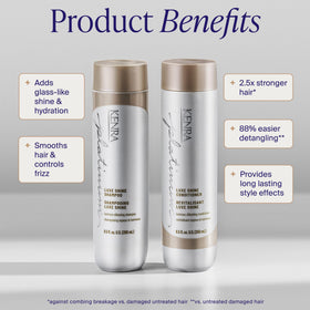 Kenra back label with ingredients and directions for safe, informed use