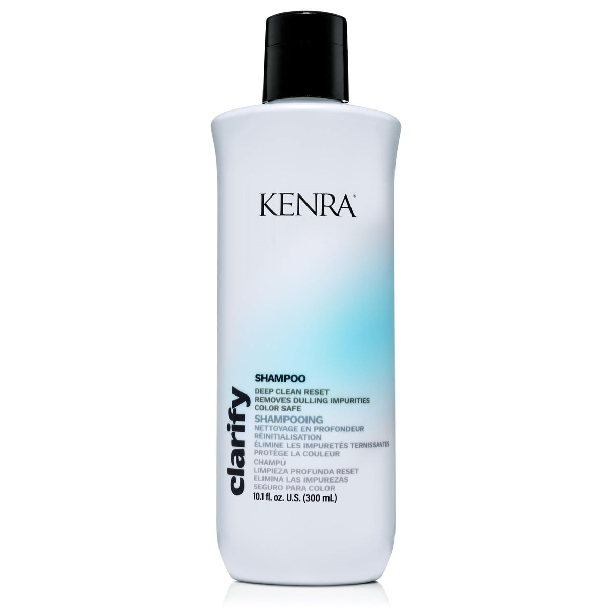 Kenra Clarify shampoo front bottle showing packaging and benefits