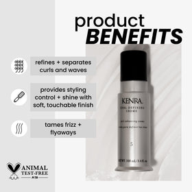 Kenra Curl Defining Crème open jar texture highlighting creamy formula