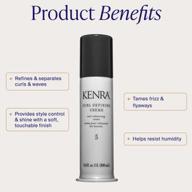 Kenra texture close-up of crème displaying smooth consistency for styling