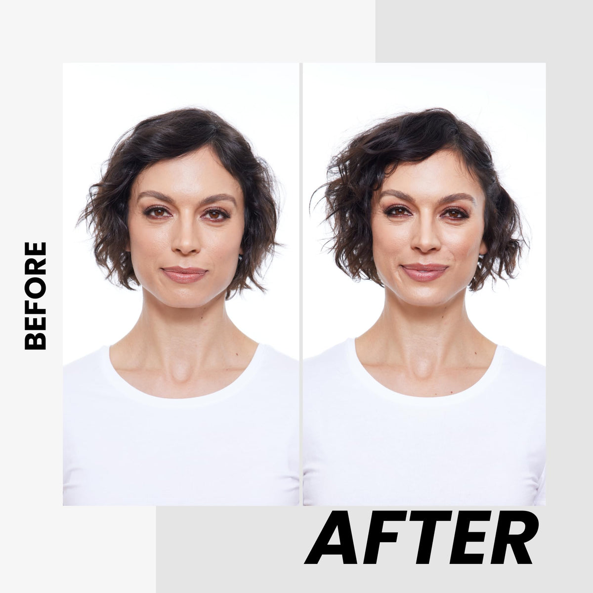 Kenra close-up texture on hair showing glossy sheen and soft conditioned surface