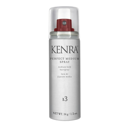 Kenra front can 1.5 oz showing portable styling hold and shine