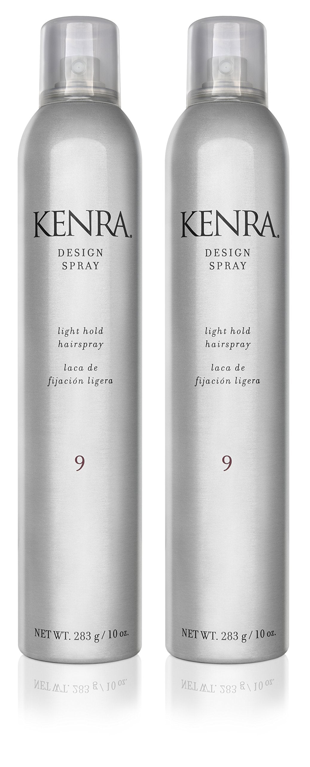 Kenra front packaging showing twin 10 oz bottles and product benefits