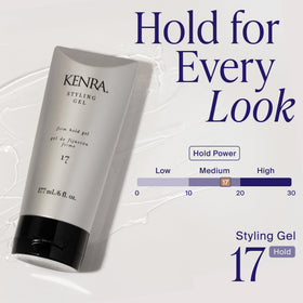 Kenra gel texture in jar highlighting smooth, non-sticky consistency