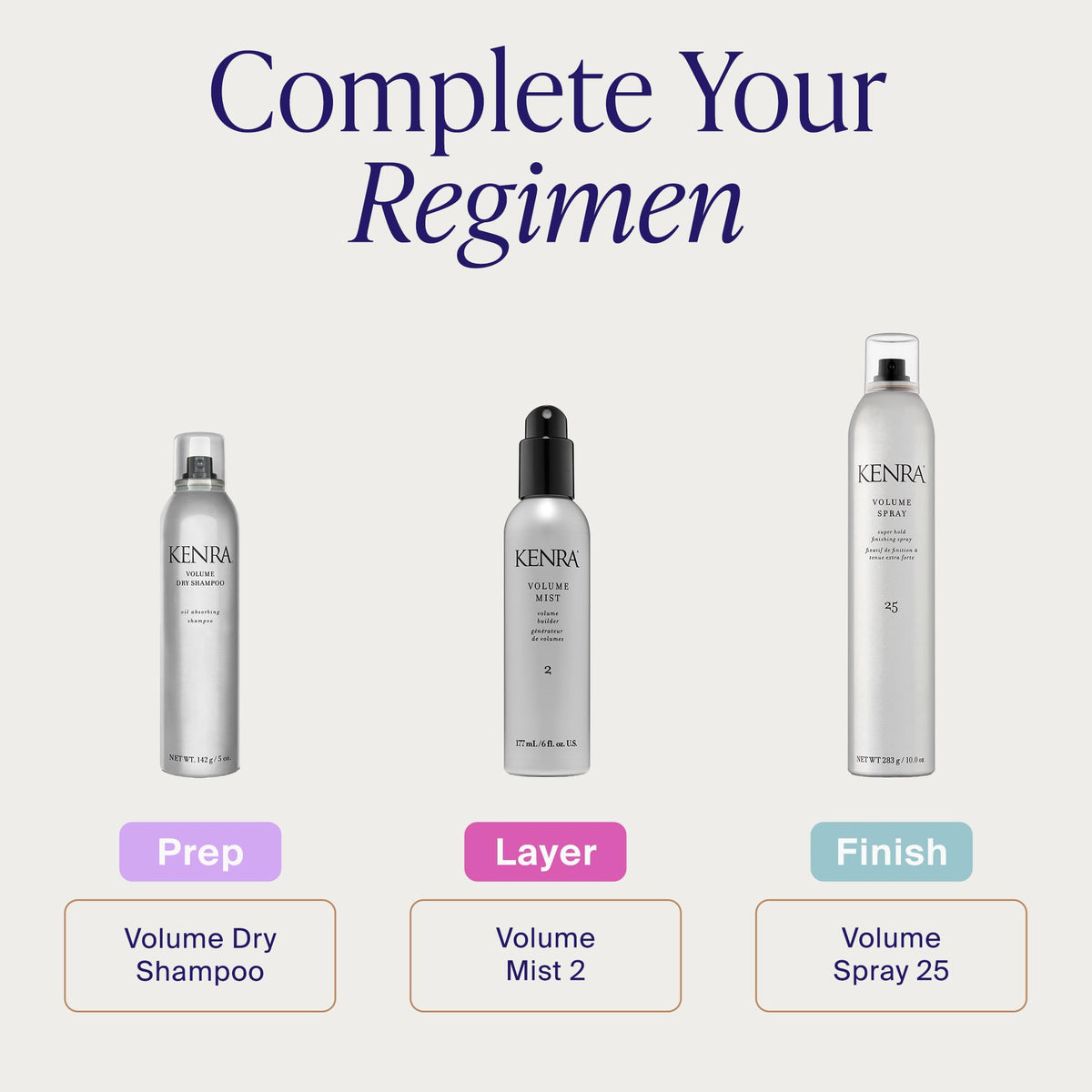 Kenra bottle in a handbag showing on-the-go refresh convenience