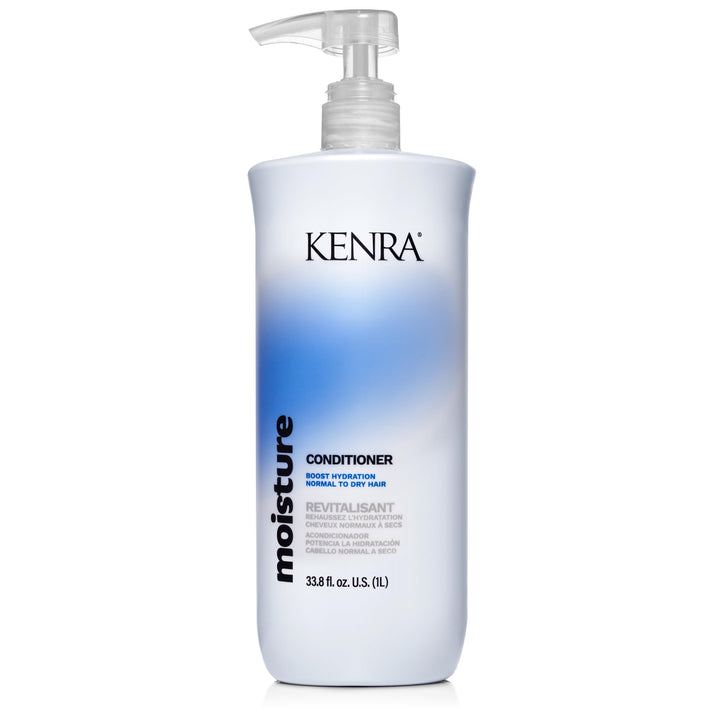 Kenra front bottle showing label and 33.8 fl oz size for salon benefits