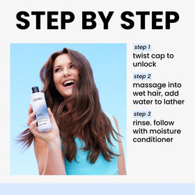 Kenra bottle back label with ingredient list for informed product choice