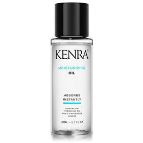 Kenra front bottle showing label and lightweight design benefit