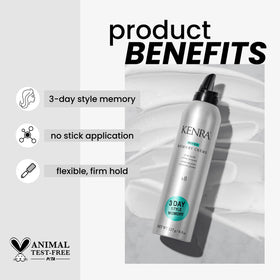 Kenra Nitro Memory Crème nozzle closeup highlighting smooth nitrogen spray
