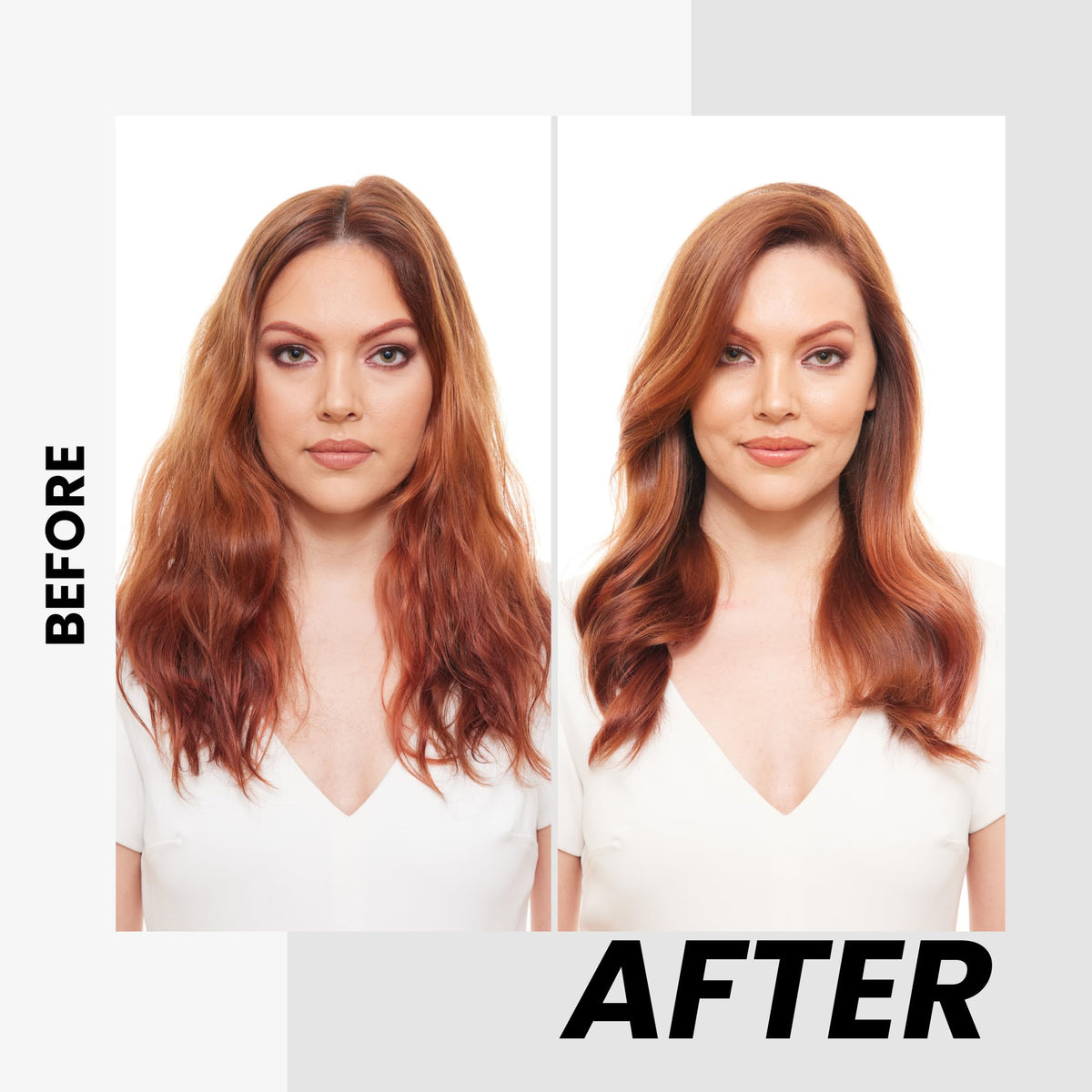 Kenra application on fingers showing small amount used to protect and shape hair