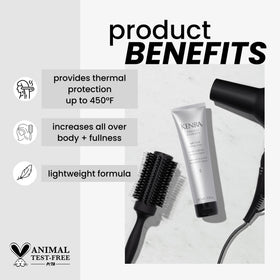 Kenra texture close-up demonstrating lightweight cream for easy styling control