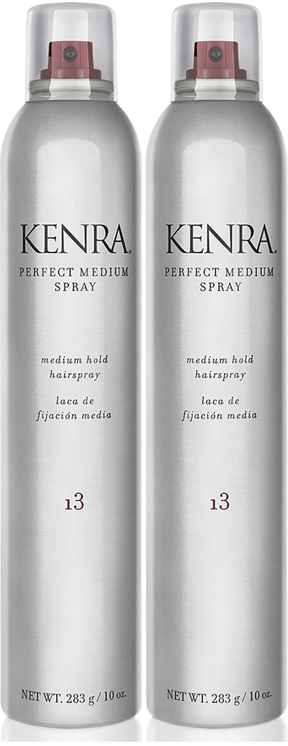 Kenra bottle front packaging shows product and benefits
