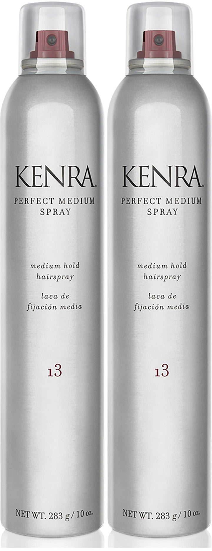 Kenra bottle front packaging shows product and benefits