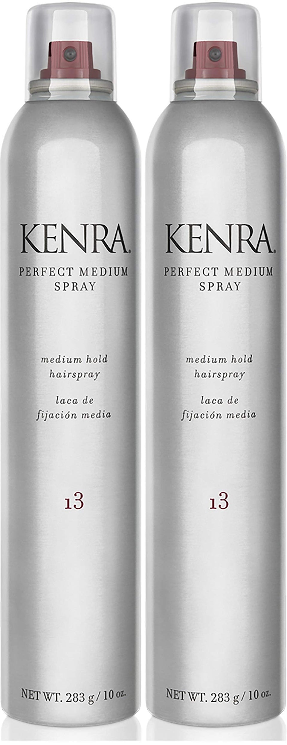Kenra bottle front packaging shows product and benefits