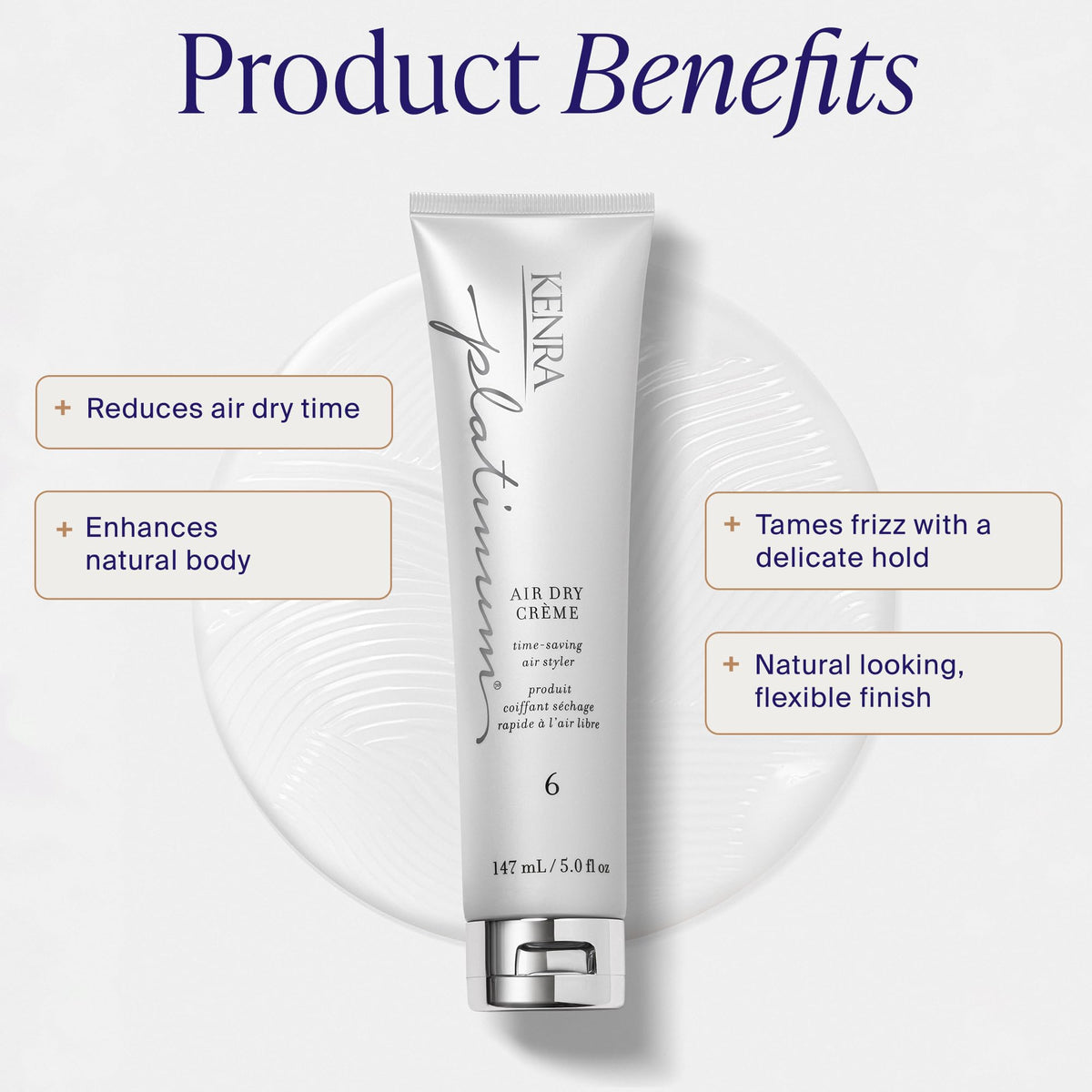 Kenra texture close-up cream consistency for even application benefit