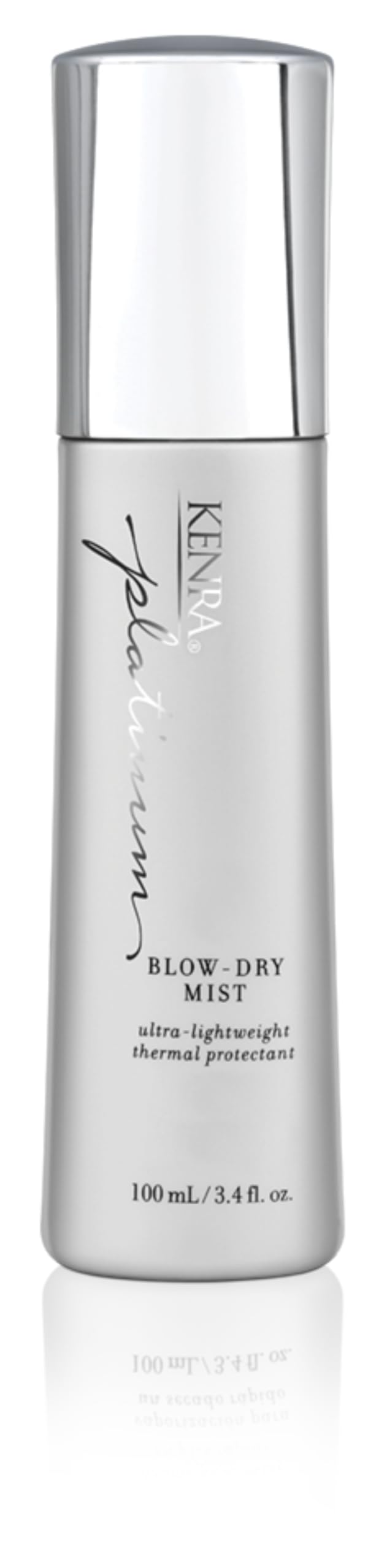 Kenra bottle front packaging showing sleek label and professional benefit