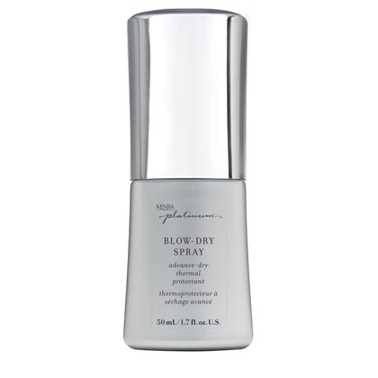 Kenra bottle front packaging showing label and travel size benefit
