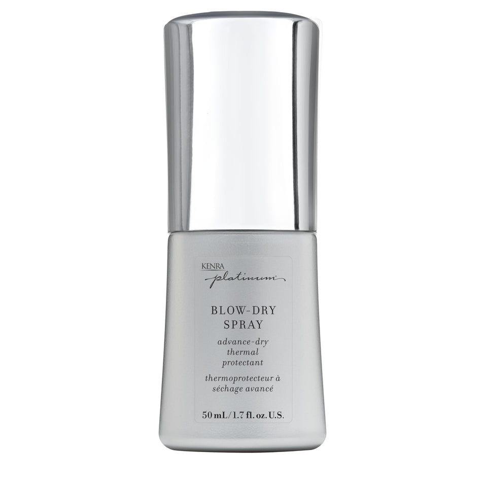 Kenra bottle front packaging showing label and travel size benefit