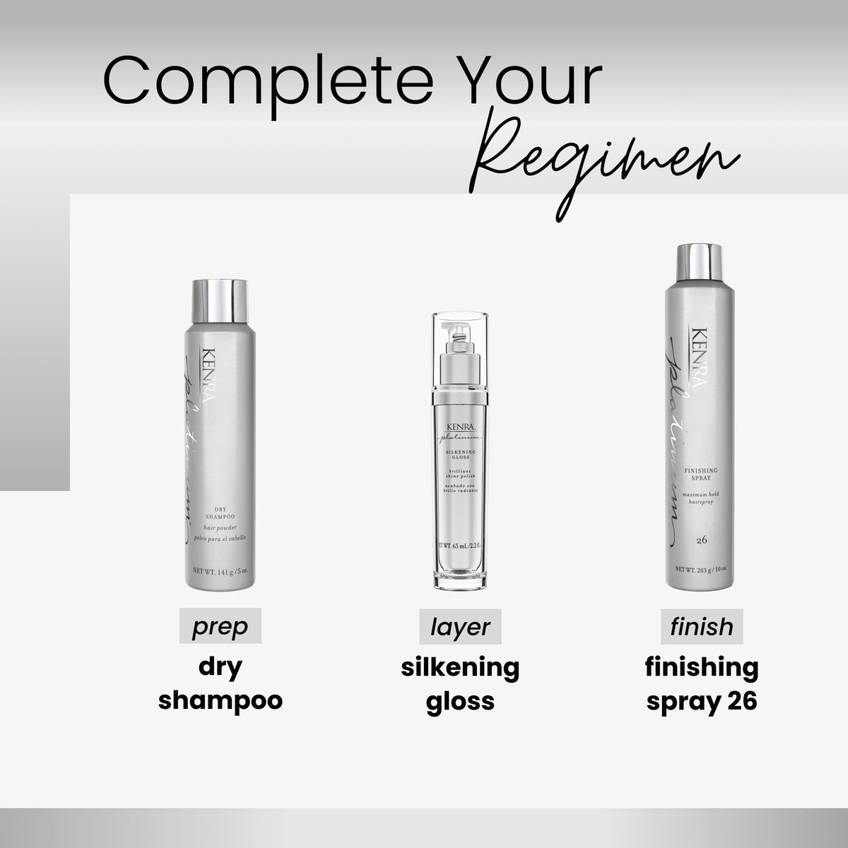Kenra 5 fl oz can next to everyday items for compact convenience