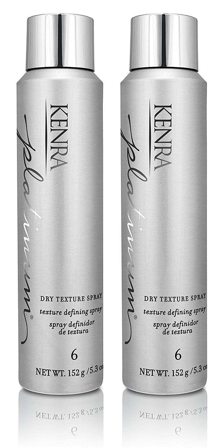 Kenra bottle front view showing product benefits and branding