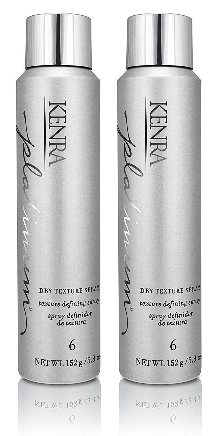 Kenra bottle front view showing product benefits and branding
