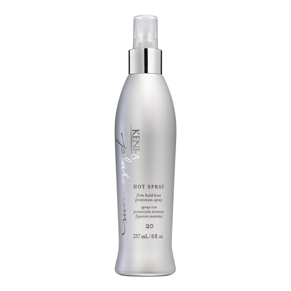 Kenra Platinum front packaging showing product and benefit of firm hold
