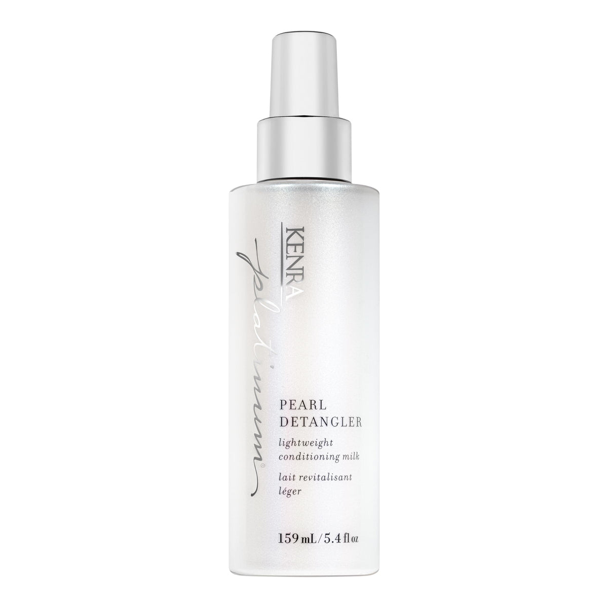 Kenra bottle front view showing product packaging and easy dispensing benefit