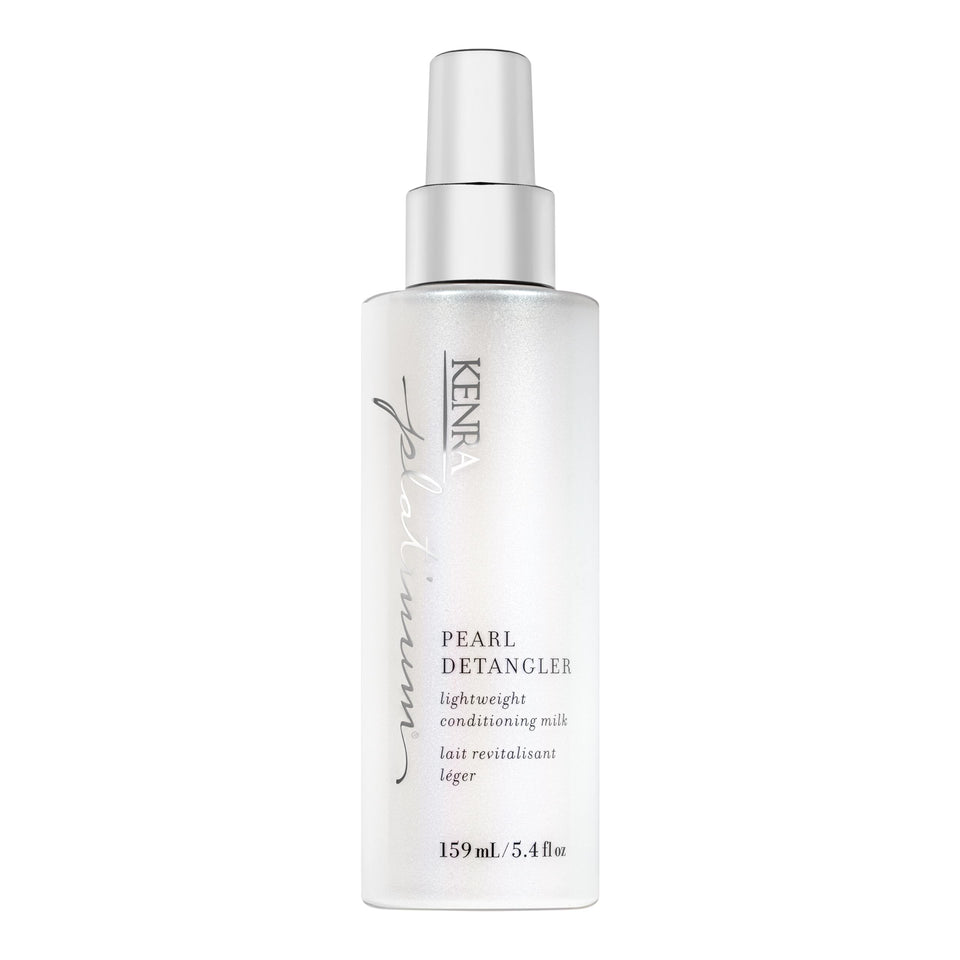 Kenra bottle front view showing product packaging and easy dispensing benefit