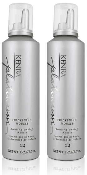 Kenra front packaging showing product and two-bottle value benefit