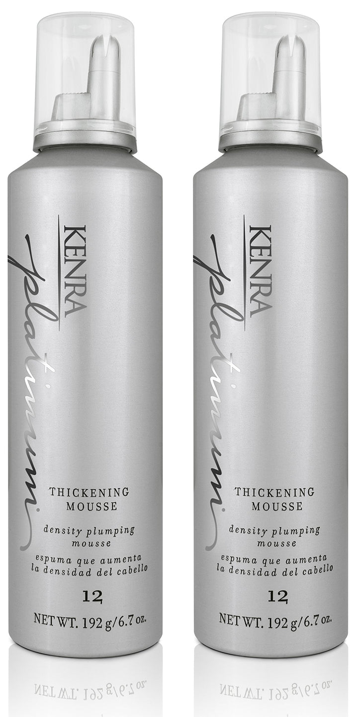 Kenra front packaging showing product and two-bottle value benefit