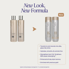 Kenra conditioner texture on hand illustrating creamy glide and easy application