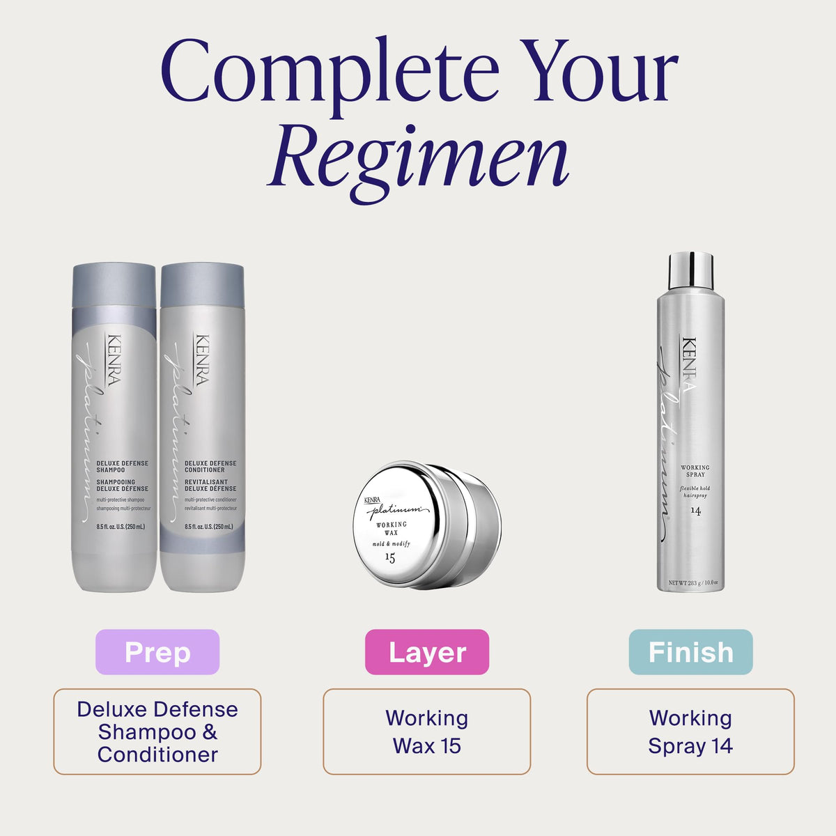Kenra shine close texture showing frizz-free glossy finish and smooth strands benefit