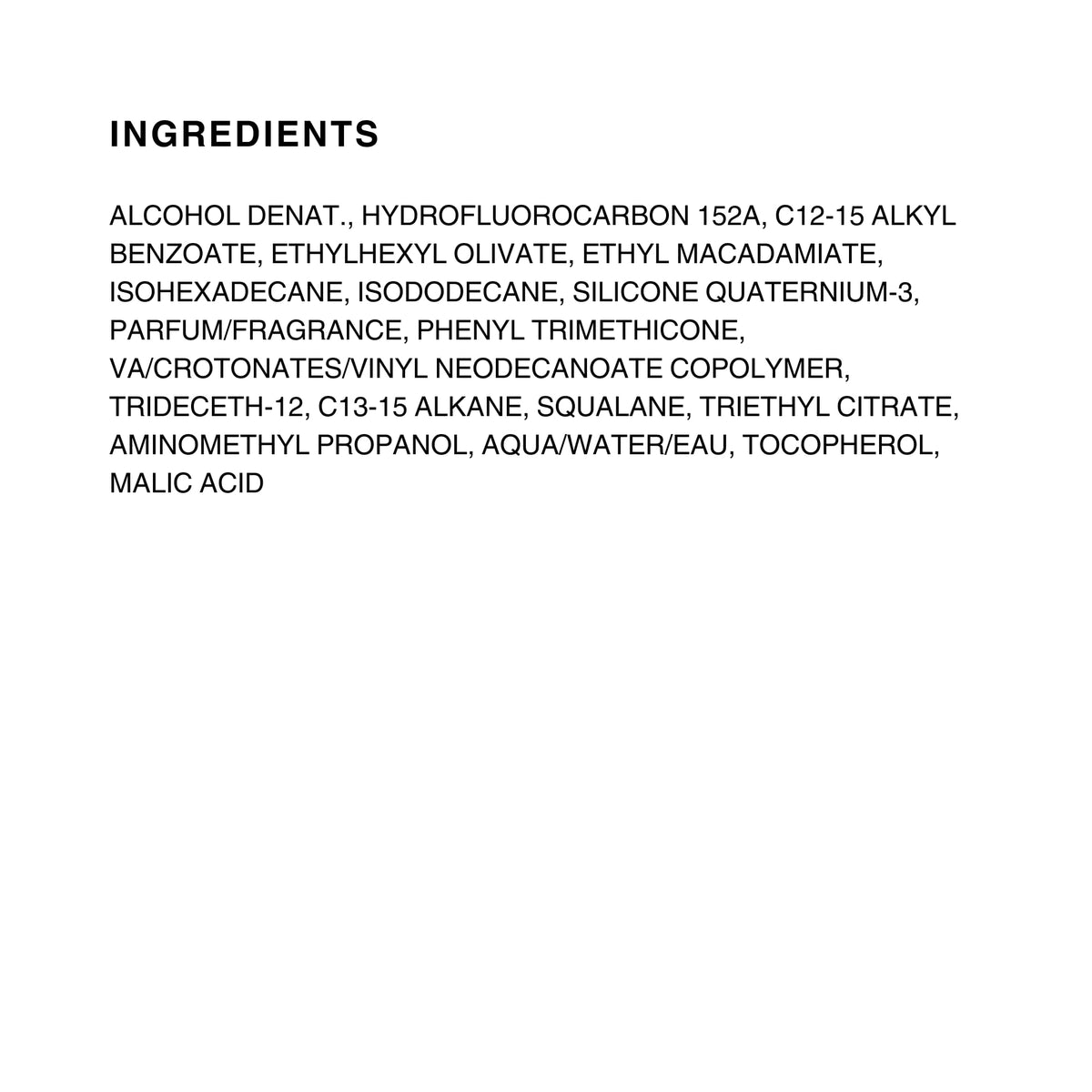 Kenra close-up of label highlighting heat protectant features and benefits