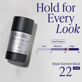 Kenra stick closeup texture highlighting waxy balm for smooth frizz control