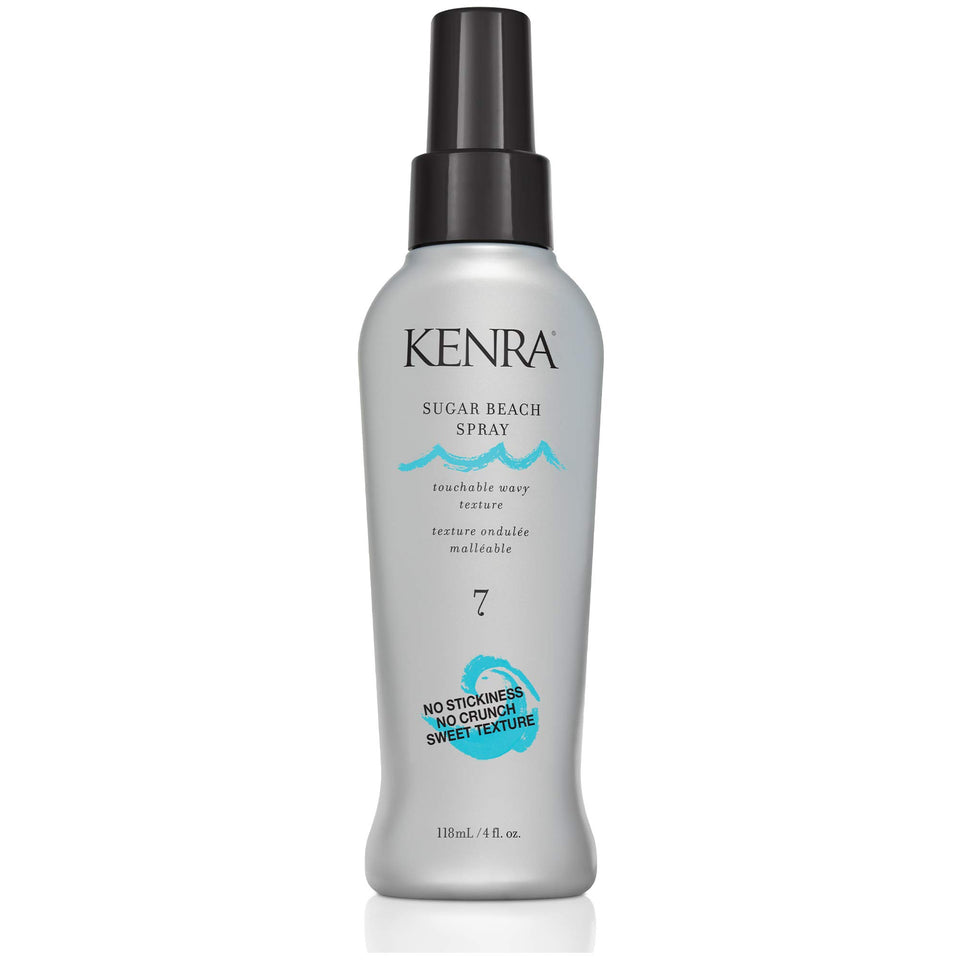 Kenra Sugar Beach Spray 7 front packaging showing product benefit and volume