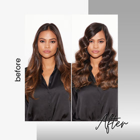 Kenra texture and shine detail displaying conditioned glossy hair finish