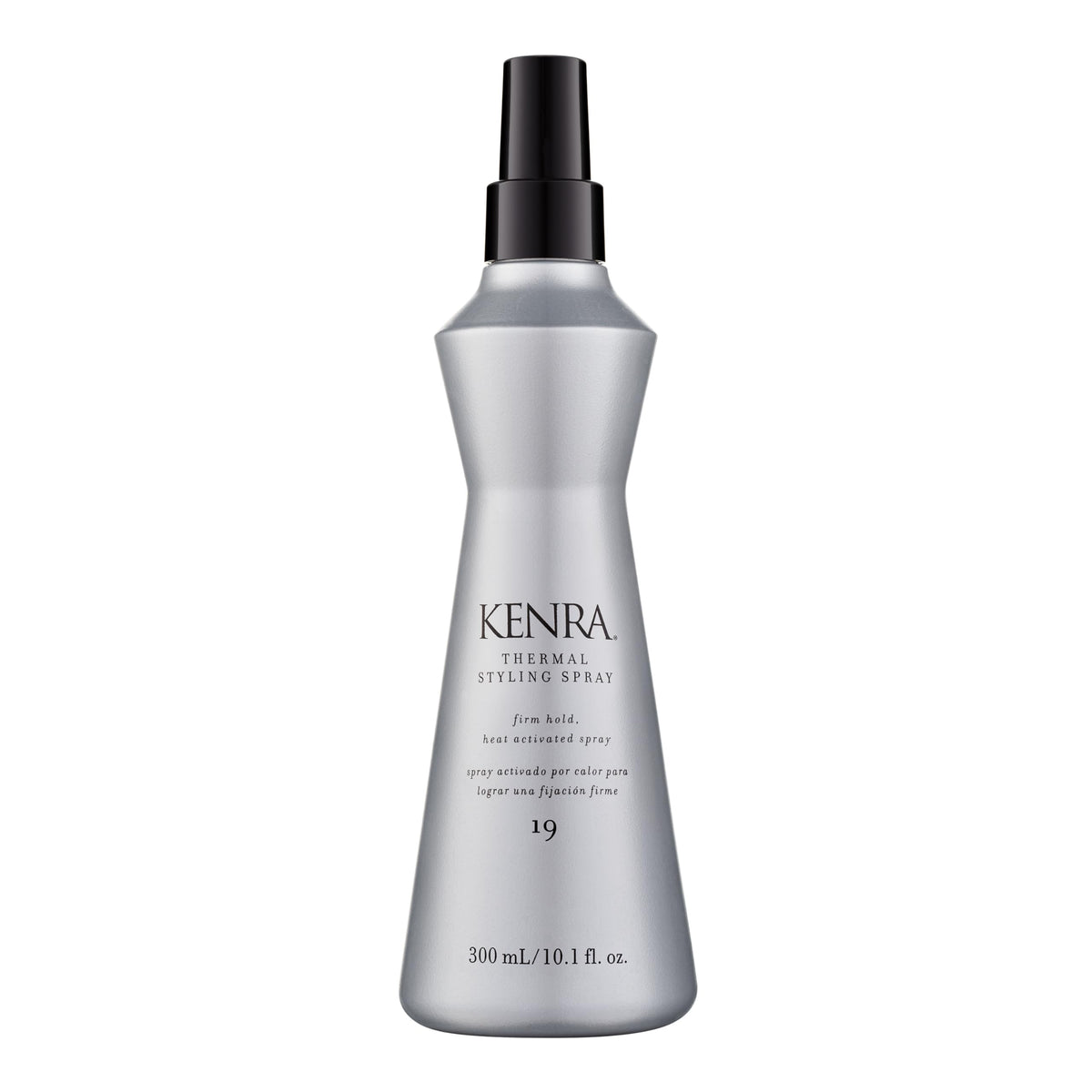 Kenra front packaging showing label and 10 fl oz size for quick identification