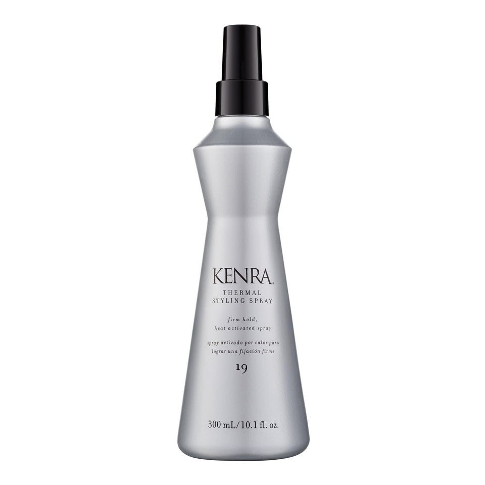 Kenra front packaging showing label and 10 fl oz size for quick identification