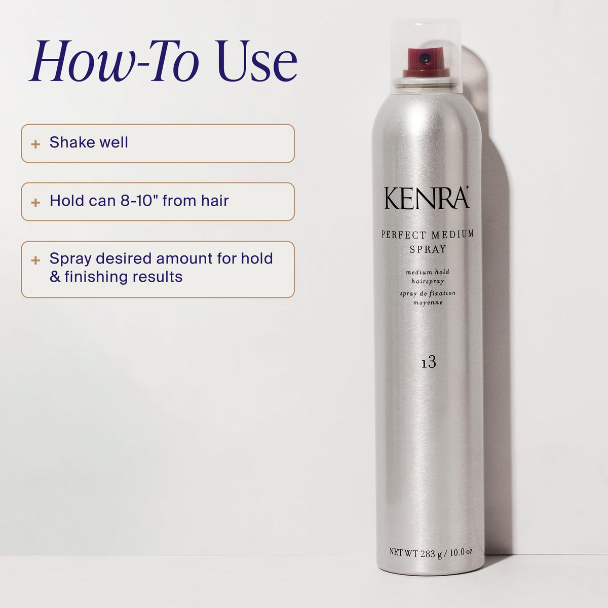 Kenra travel toiletry bag illustrating compact, TSA-friendly styling