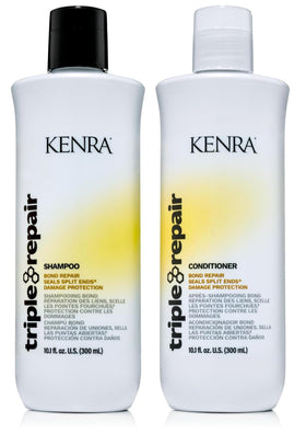 Kenra front packaging showing both bottles and system benefit