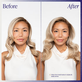 Updo secured with Kenra Ultra Freeze demonstrating long-lasting hold