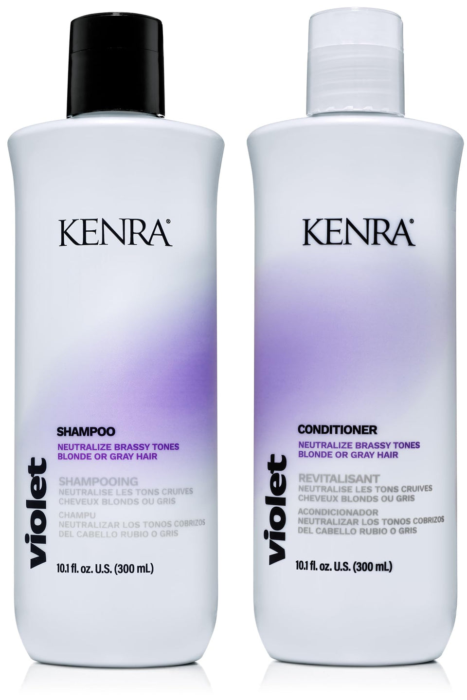 Kenra violet front packaging showing set and quick benefit