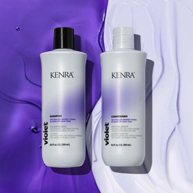 Kenra products in shower demonstrating easy in-shower use benefit