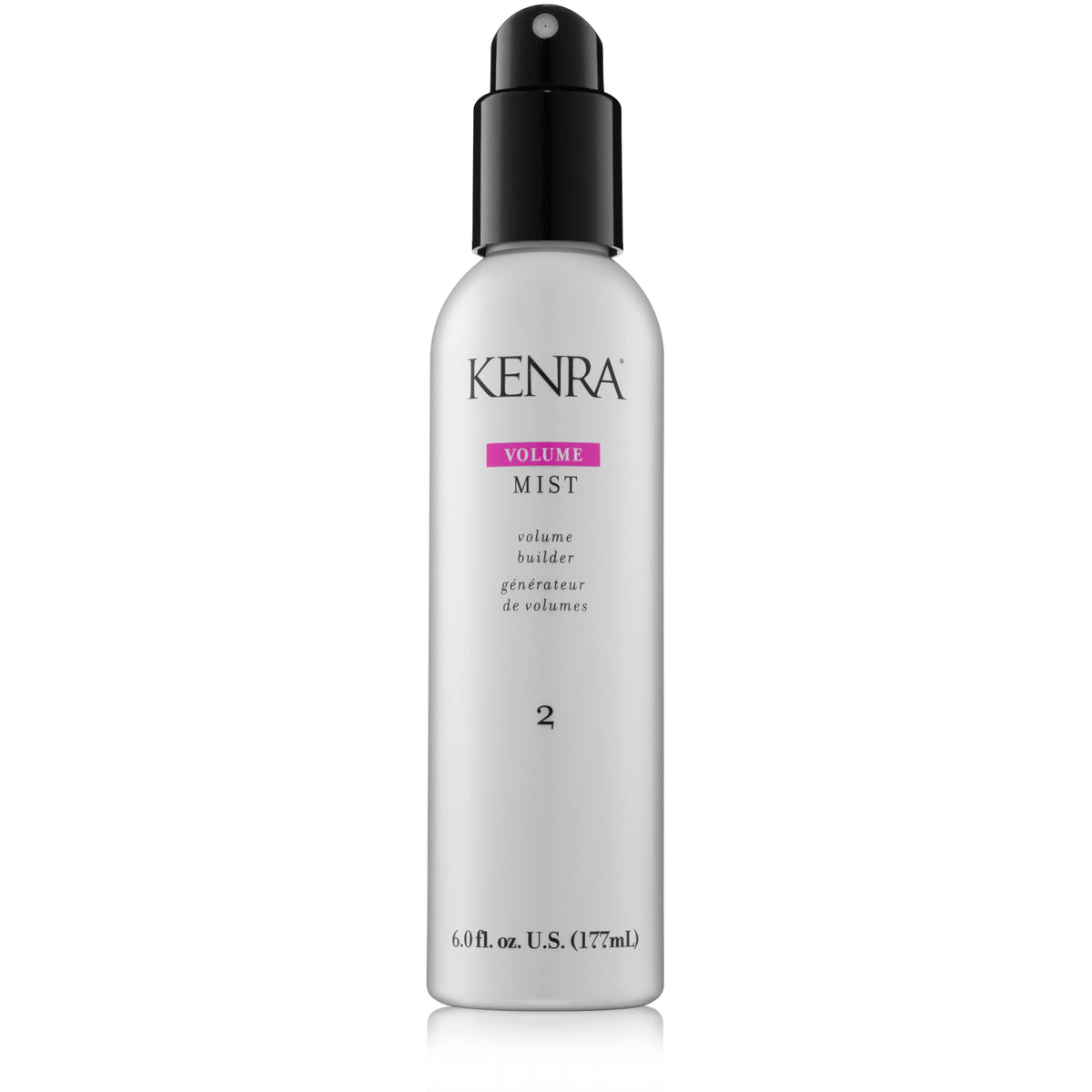 Kenra Volume Mist 2 front packaging showing product and brand for clear identification and benefits