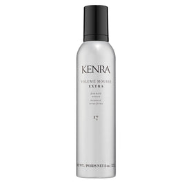 Kenra front label showing product name and size, clear branding and benefit