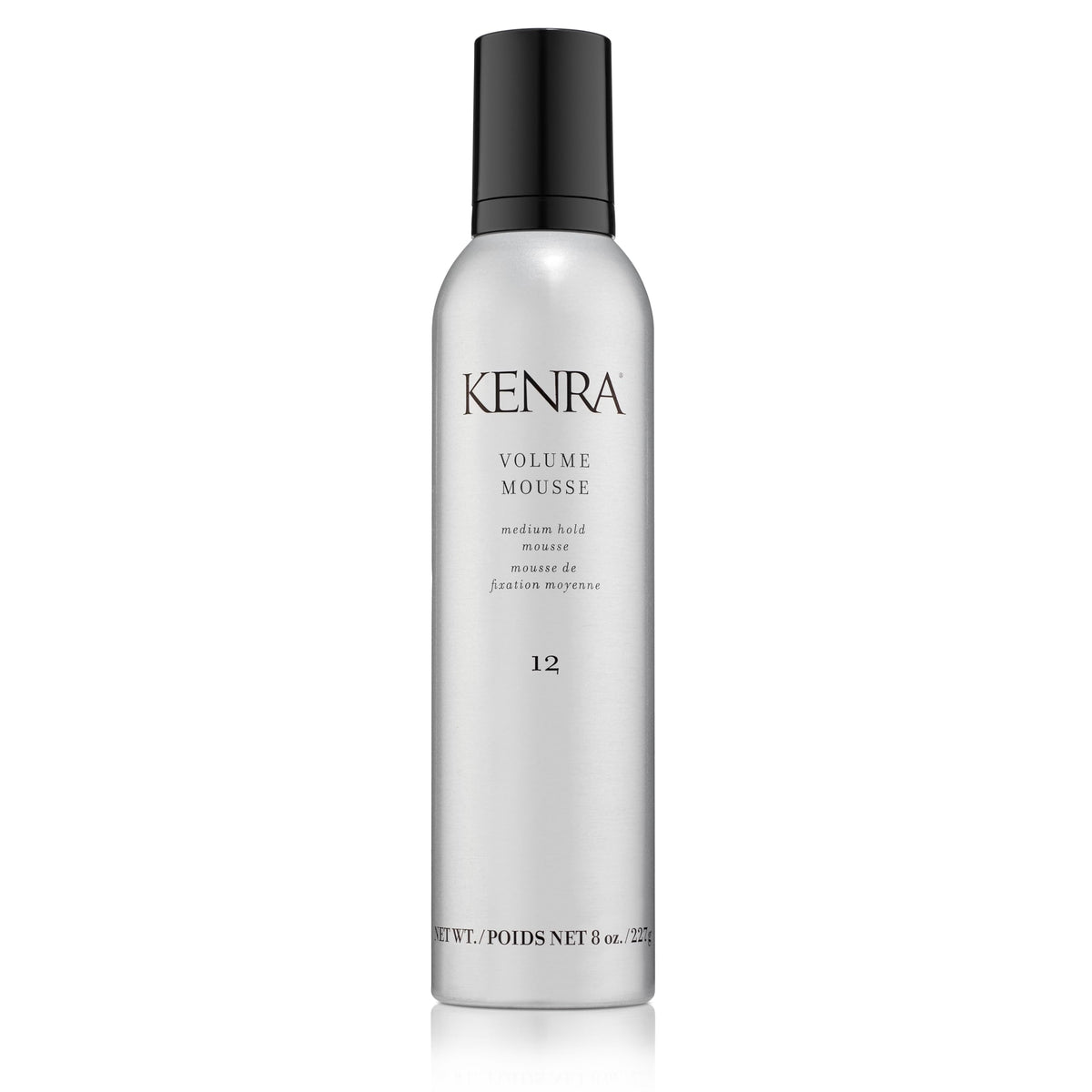 Kenra product front packaging showing label and size benefits